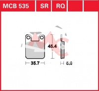 Přední brzdové destičky CPI 50 Supermotard, rv. od 03