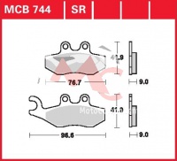 Přední brzdové destičky Gilera FX 125 Runner SP (Hengtong) (M07), rv. 99-03