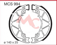 Zadní brzdové čelisti Aprilia SR 50 Motard LBMC, rv. 12-