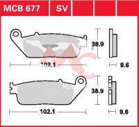 Přední brzdové destičky  Honda CBR 300 F NC51, rv. 14-