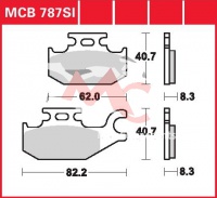 Přední brzdové destičky pravé Suzuki LT-F 400 King Quad, rv. 08-10