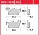 Zadní brzdové destičky Yamaha WR 450 F DJ03, rv. 12-