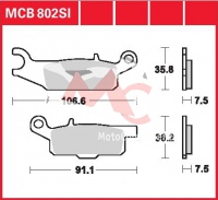 Přední brzdové destičky pravé Yamaha YFM 550 Grizzly EPS AJ41, rv. 09-11