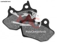 Zadní brzdové destičky HONDA CBR 600 RR7/RR8/RR9/RRA/RRB/RRC/RRD (Radial Caliper), rv. 07-14