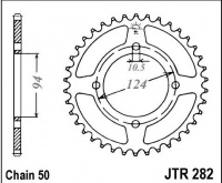 Rozeta HONDA CB 500 K1,K2,K3, rv. 72-74