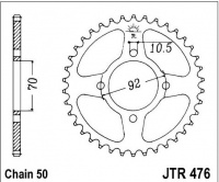 Rozeta KAWASAKI Z 440 C1/2 Fine Spline, rv. 80-81