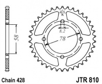 Rozeta SUZUKI GN 125, rv. 99-00