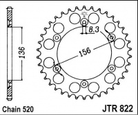 Rozeta GAS GAS SM 400 FSE, rv. 02-04