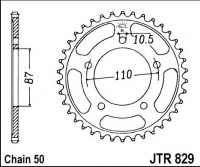 Rozeta SUZUKI GSX-R 750 J,K Sling Shot, rv. 88-89