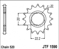 Kolečko YAMAHA YZ 250 F (4-takt), rv. 01-04