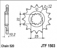 Kolečko KAWASAKI KEF 300 A1-A6 Lakota, rv. 95-00