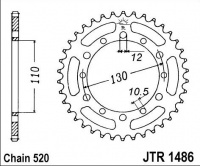 Rozeta HONDA TRX 200 Fourtrax, rv. 90-91