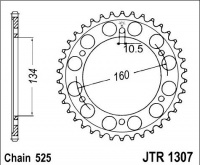 Rozeta HONDA CBR 600 F, rv. 02-07