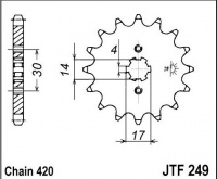 Kolečko KAWASAKI KLX 110, rv. 03-04