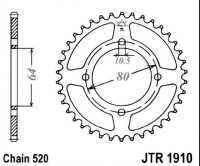 Rozeta YAMAHA YFA1 125 Breeze, rv. 00-04