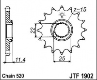 Kolečko KTM 660 SMC, rv. 03-04