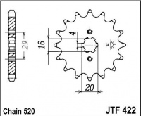 Kolečko YAMAHA BW 200 N,S,T,U, rv. 85-88