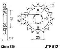 Kolečko KAWASAKI BJ Estrella 250 A2,A3,C2, rv. 95-97