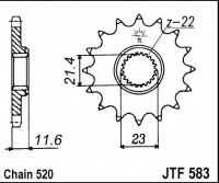 Kolečko YAMAHA TT 250 R, rv. 03-04