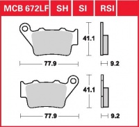 Zadní brzdové destičky KTM 660 SMC, rv. 2003