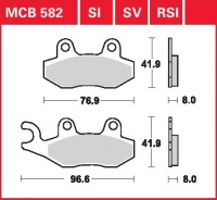 Přední brzdové destičky pravé Yamaha YFM 450 Wolverine, rv. 06-07