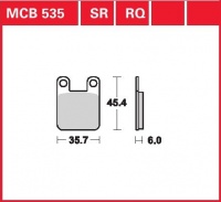 Přední brzdové destičky Derbi 50 Variant Sport-R, rv. od 01