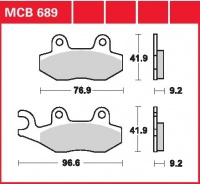 Přední brzdové destičky Kymco 100 Cobra Racer (SF10), rv. od 98