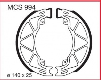 Zadní brzdové čelisti Piaggio LE 125 Liberty (M11), rv. 99-01