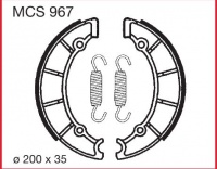 Přední brzdové čelisti Yamaha SR 500 (48T, 3EB), rv. od 92