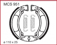 Zadní brzdové čelisti Yamaha RD 80 MX (5G1), rv. 81-84