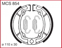 Zadní brzdové čelisti Kawasaki AR 50 (AR050A), rv. od 81