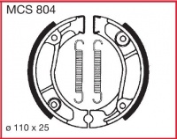 Zadní brzdové čelisti Honda CR 80 R, rv. 86-91