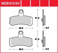 Přední brzdové destičky Harley Davidson FLSTN 1584 Softail Deluxe, rv. od 08