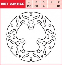 Brzdový kotouč přední Yamaha EW 50 Slider (SA09), rv. od 99