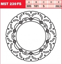 Brzdový kotouč přední BMW R 850 R (R21), rv. 02-03