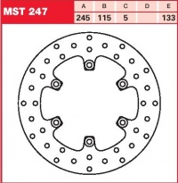 Brzdový kotouč zadní Ducati 750 Sport (ZDM750S...), rv. 01-02