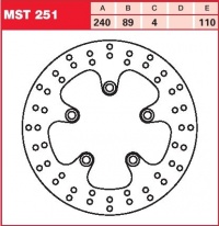 Brzdový kotouč zadní Suzuki GSX 750 (AE), rv. 98-02