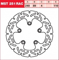 Brzdový kotouč zadní Suzuki GSX 1200 FS (A3), rv. 98-99