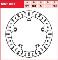 Brzdový kotouč přední BMW R 1150 RS (Intergral ABS) (R22), rv. 01-03