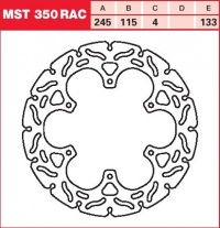 Brzdový kotouč zadní Yamaha YZF 450 4-T (CJ), rv. 03-04