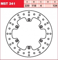 Brzdový kotouč zadní Suzuki DR 250, rv. 95-00