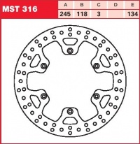 Brzdový kotouč přední Yamaha YZ 125 (4SS), rv. 96-97