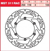 Brzdový kotouč přední Suzuki RMX 250, rv. 89-98