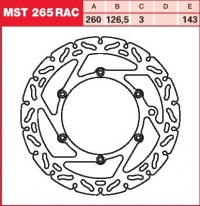 Brzdový kotouč přední KTM GS 300, rv. od 93