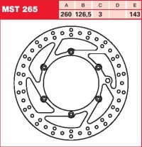 Brzdový kotouč přední KTM GS 300, rv. od 93