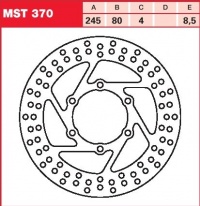 Brzdový kotouč přední Yamaha XQ 150 Maxster, rv. 01-03