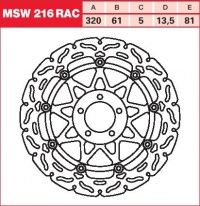 Brzdový kotouč přední Kawasaki ZZR 1200 (ZXT20C), rv. 02-04